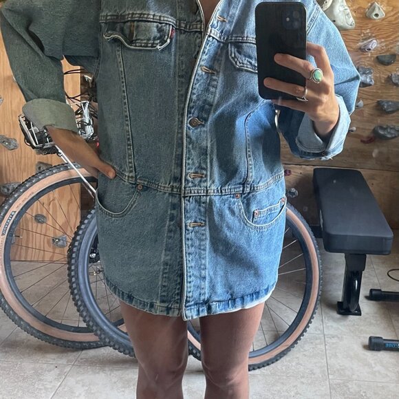 Vintage Levi's Denim Chore Coat - Picture 3 of 7